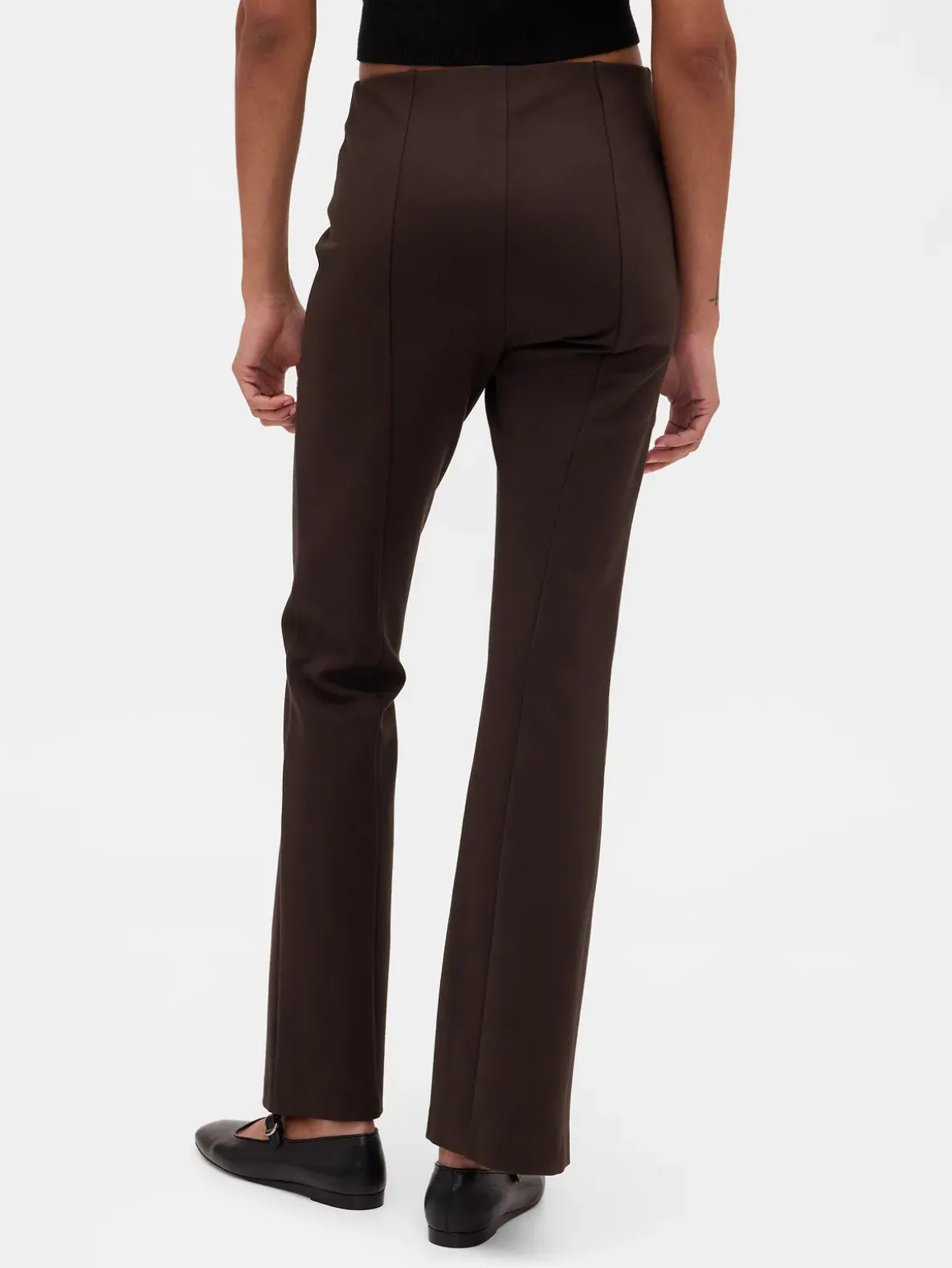 High Rise Double Knit Boot Pants