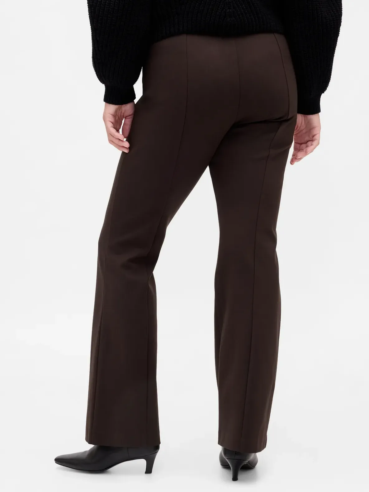 High Rise Double Knit Boot Pants