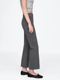 High Rise Double Knit Crop Kick Pants