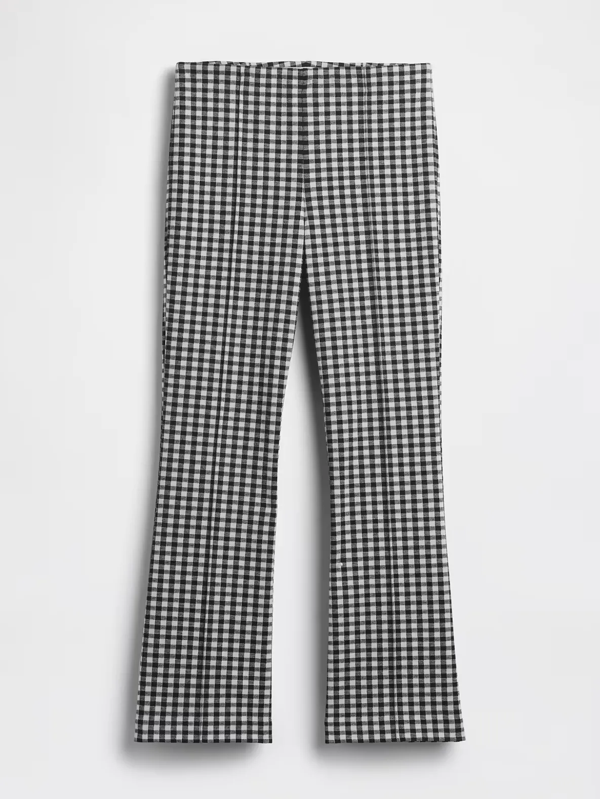 High Rise Double Knit Crop Kick Pants