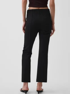 High Rise Double Knit Crop Kick Pants
