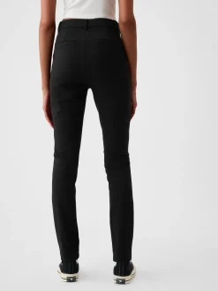 High Rise Double Knit Skinny Pants