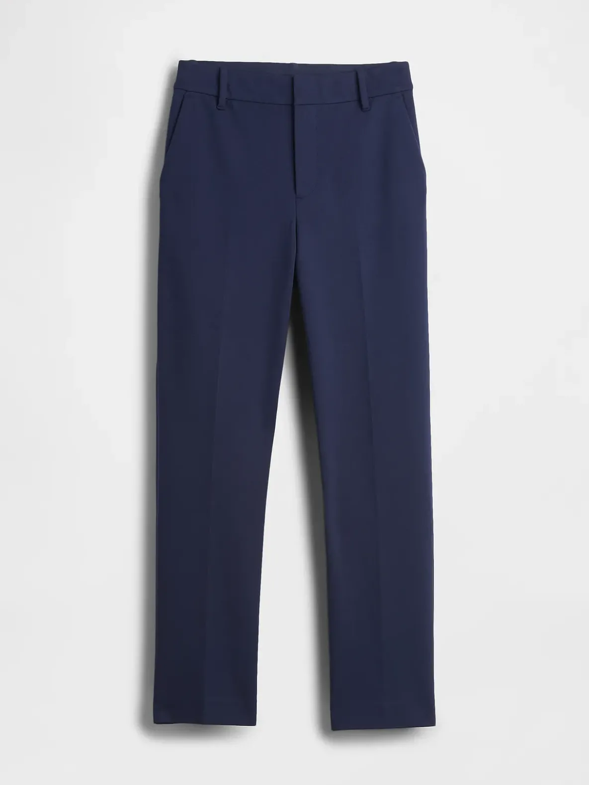 High Rise Double Knit Slim Crop Pants