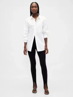 High Rise Double Knit Stirrup Pants