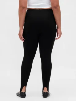 High Rise Double Knit Stirrup Pants