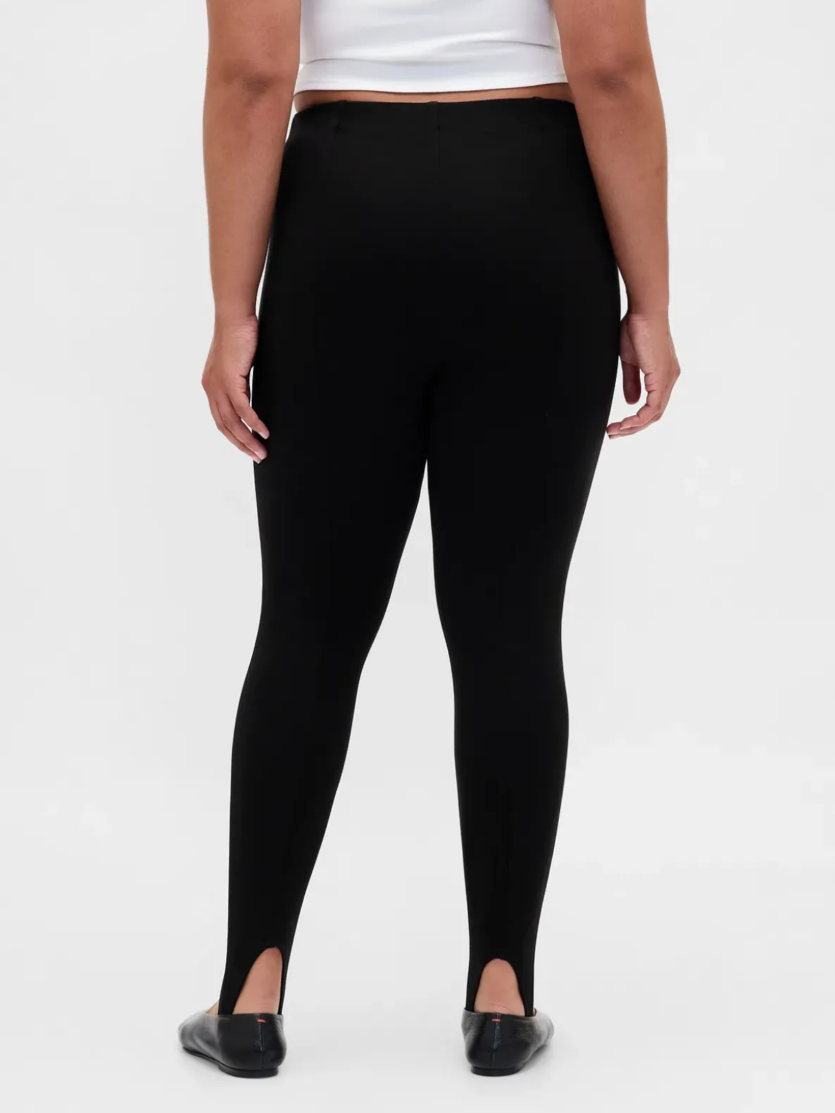 High Rise Double Knit Stirrup Pants