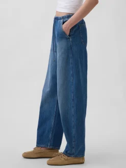 High Rise Easy Barrel Jeans