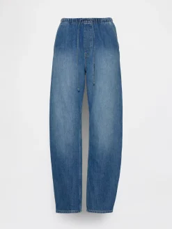 High Rise Easy Barrel Jeans