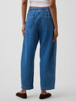 High Rise Easy Barrel Jeans