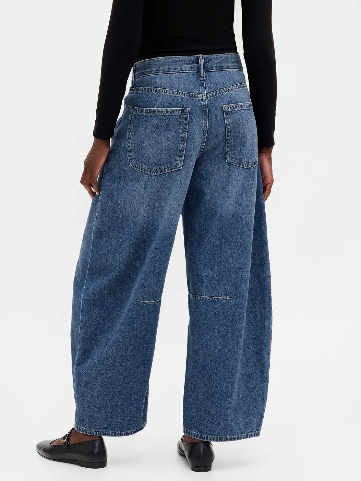 High Rise Horseshoe Jeans