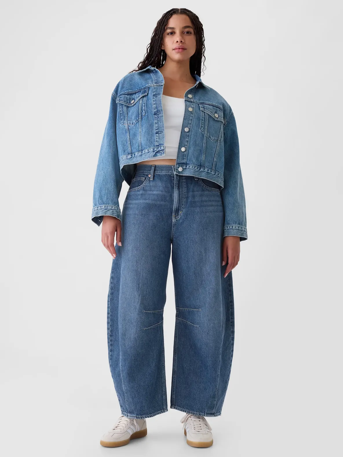 High Rise Horseshoe Jeans