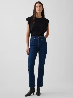 High Rise Kick Flare Jeans