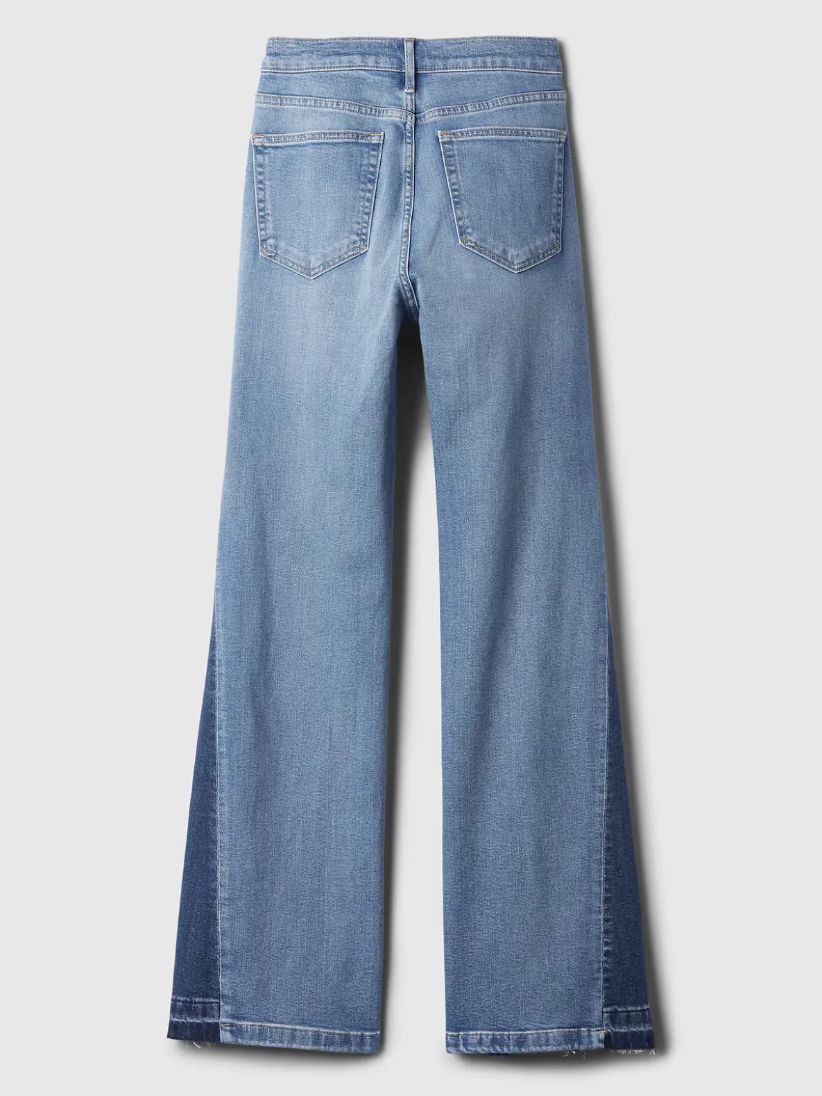 High Rise Patched '70s Flare Jeans