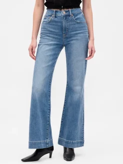 High Rise Relaxed Flare Jeans