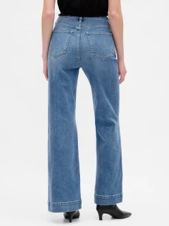 High Rise Relaxed Flare Jeans