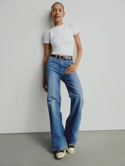 High Rise Relaxed Flare Jeans
