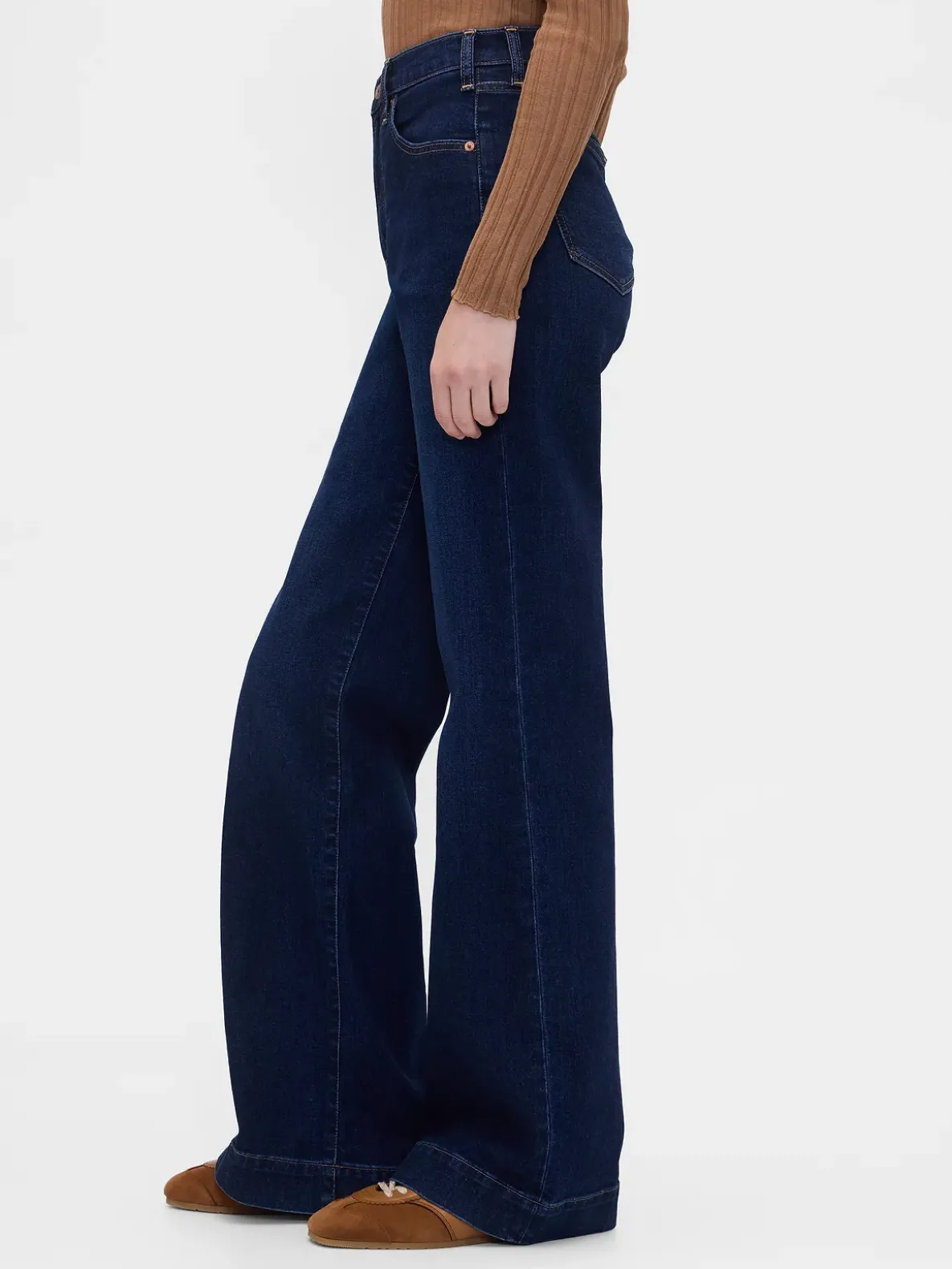 High Rise Relaxed Flare Jeans