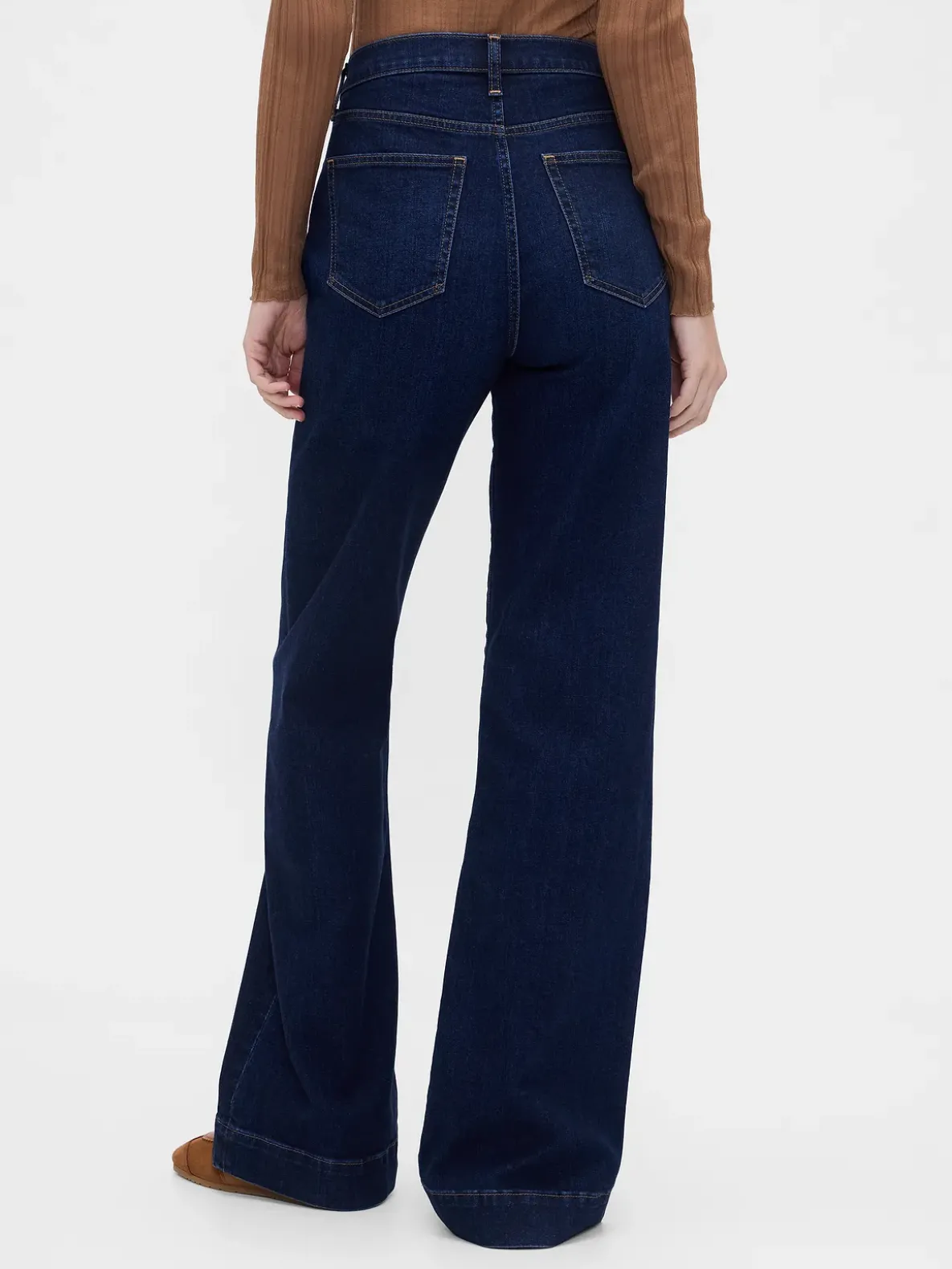 High Rise Relaxed Flare Jeans