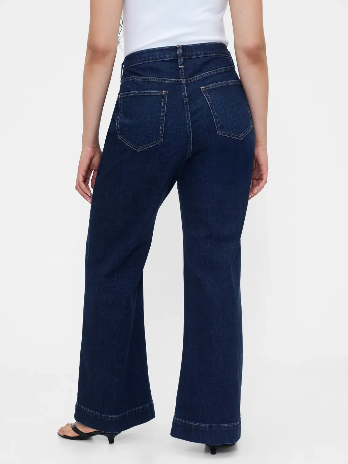 High Rise Relaxed Flare Jeans