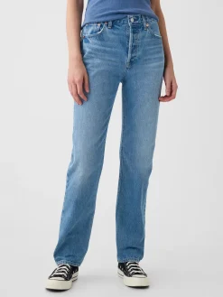 High Rise Rigid '90s Slim Straight Jeans