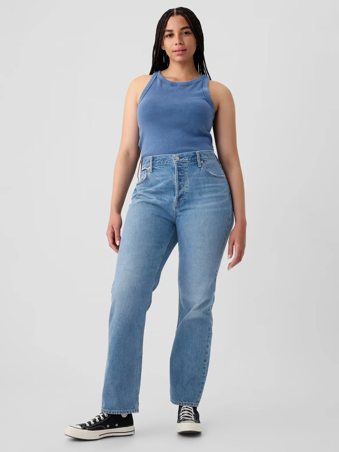 High Rise Rigid '90s Slim Straight Jeans