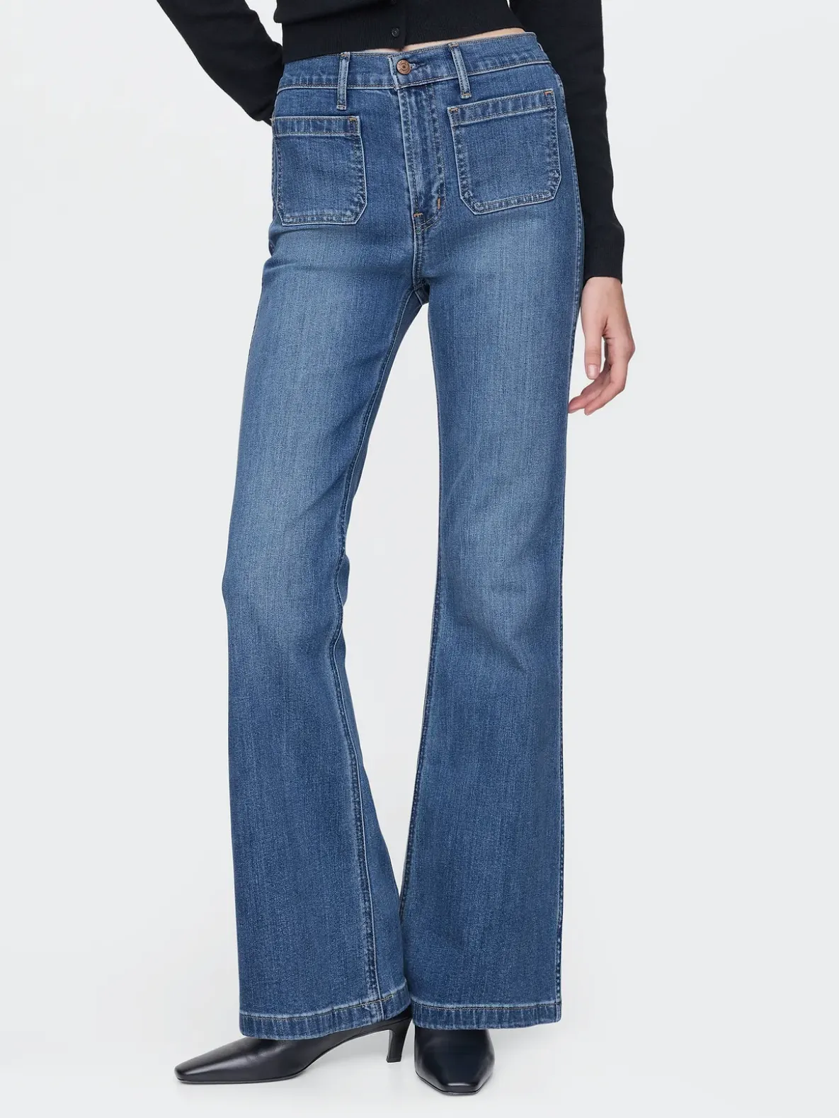 High Rise '70s Flare Jeans