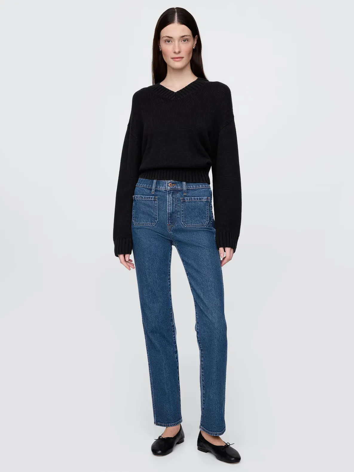 High Rise '90s Slim Straight Jeans