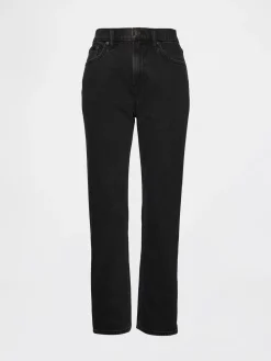 High Rise ’90s Slim Straight Crop Jeans