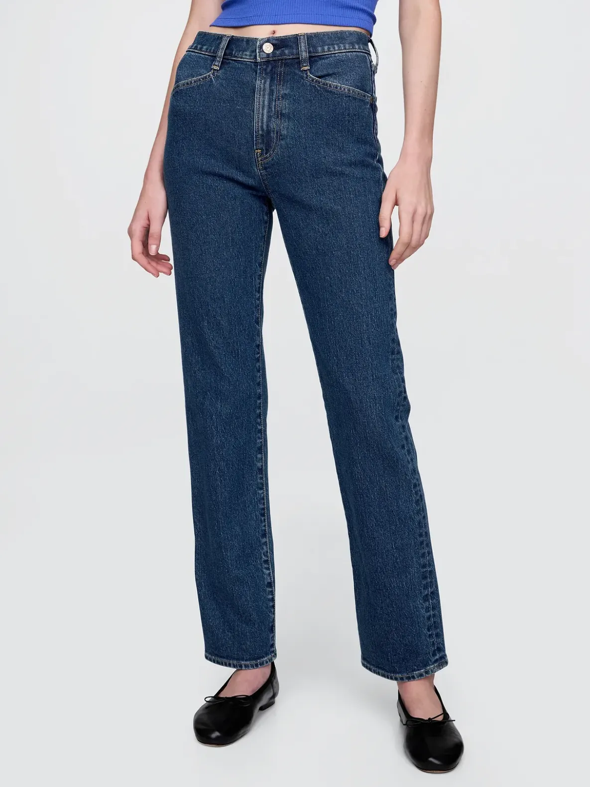 High Rise '90s Slim Straight Jeans