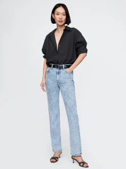 High Rise '90s Slim Straight Jeans