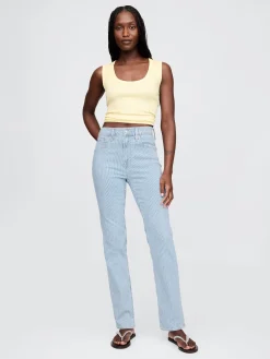 High Rise '90s Slim Straight Jeans