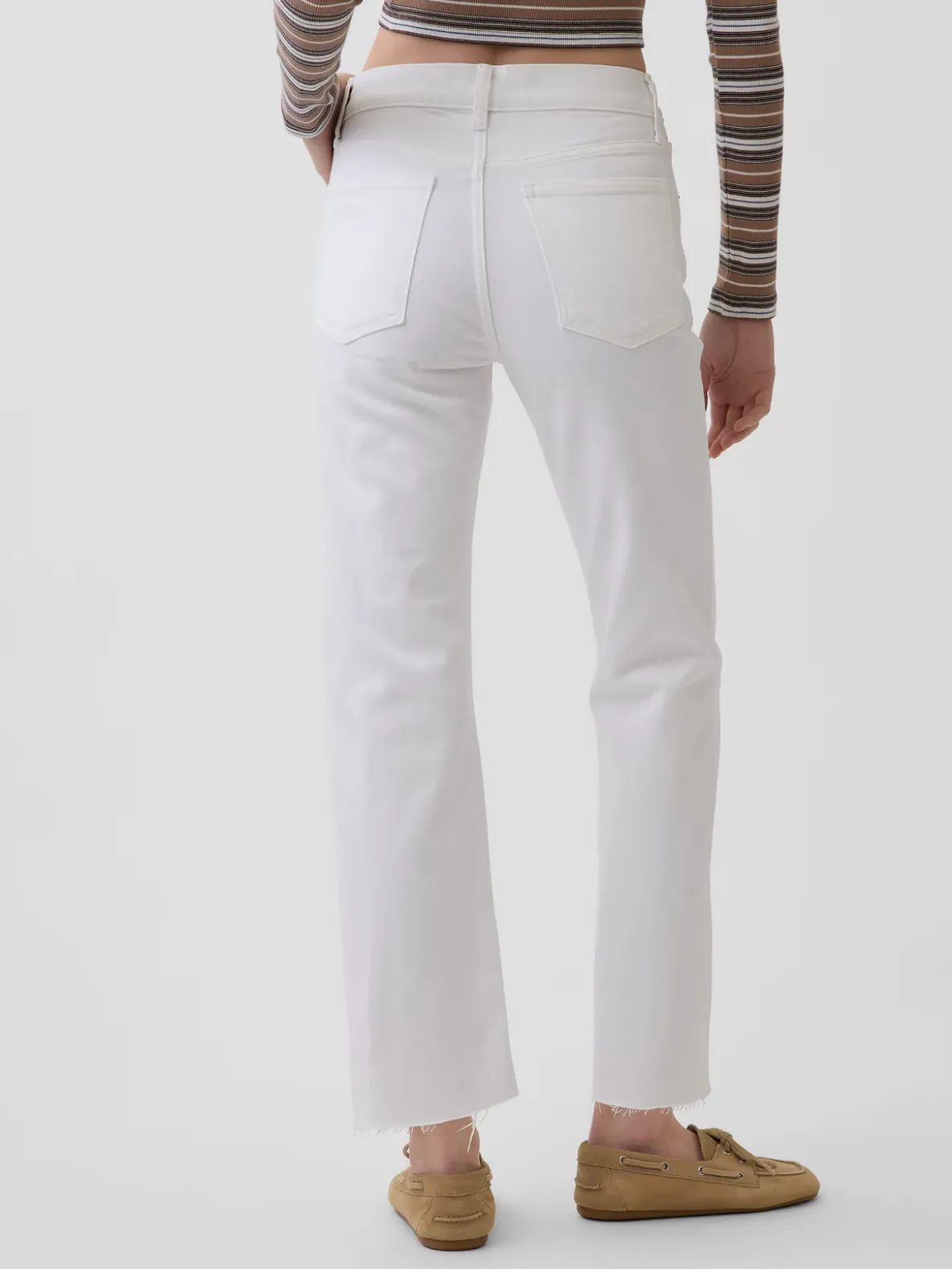 High Rise ’90s Slim Straight Crop Jeans