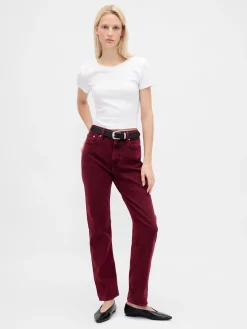 High Rise '90s Slim Straight Jeans