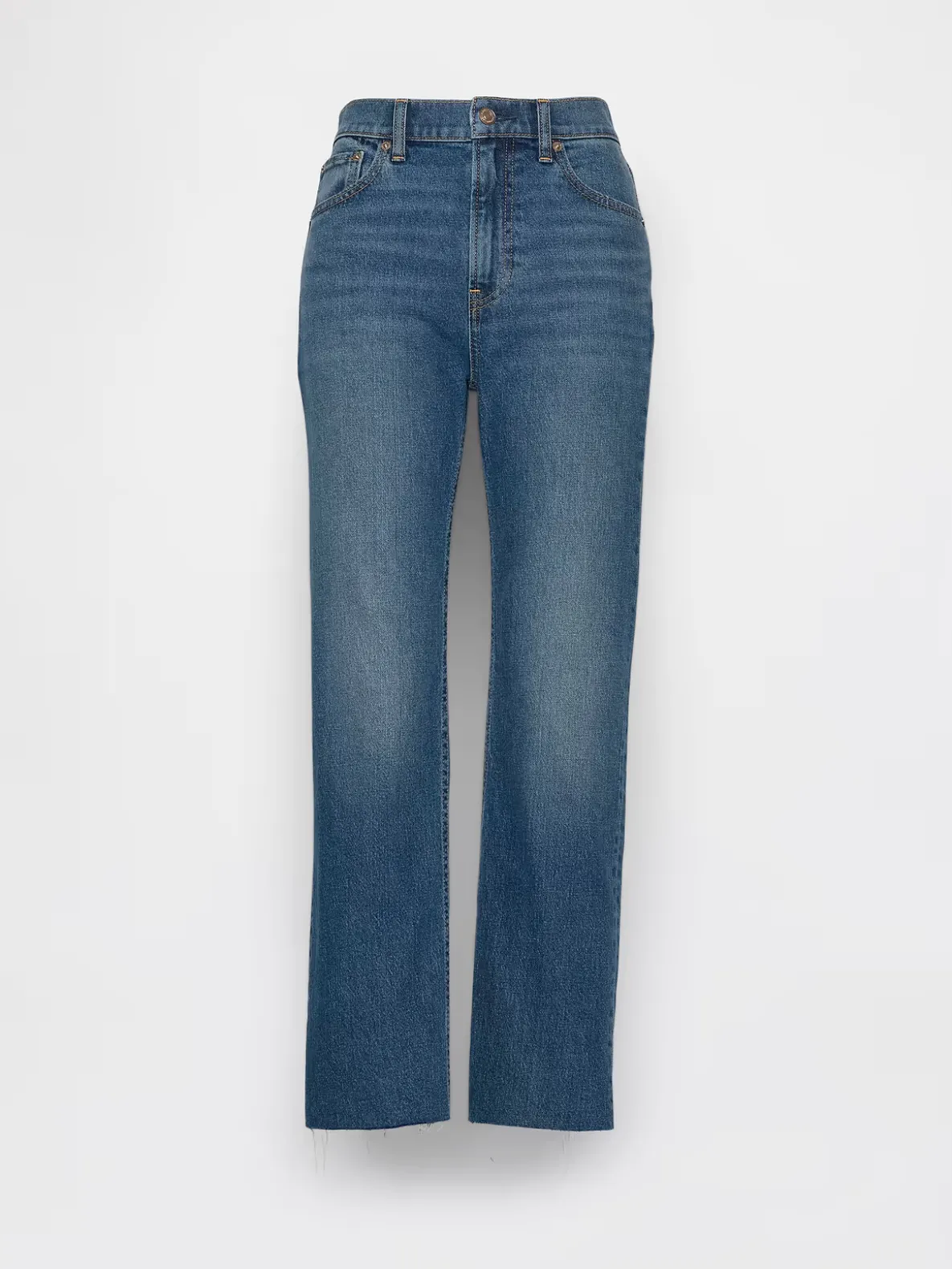 High Rise ’90s Slim Straight Crop Jeans