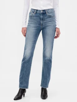 High Rise '90s Slim Straight Jeans
