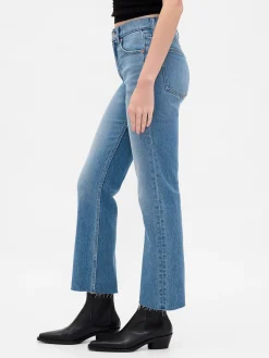 High Rise ’90s Slim Straight Crop Jeans