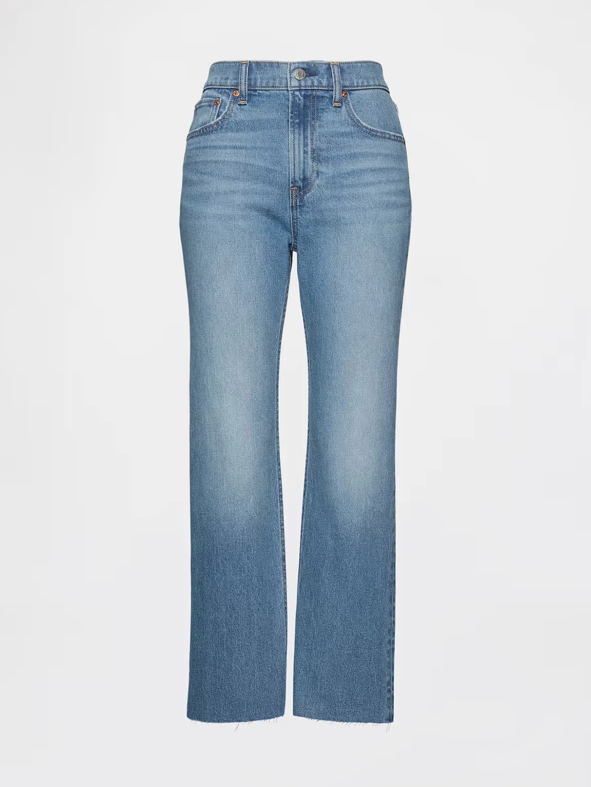 High Rise ’90s Slim Straight Crop Jeans