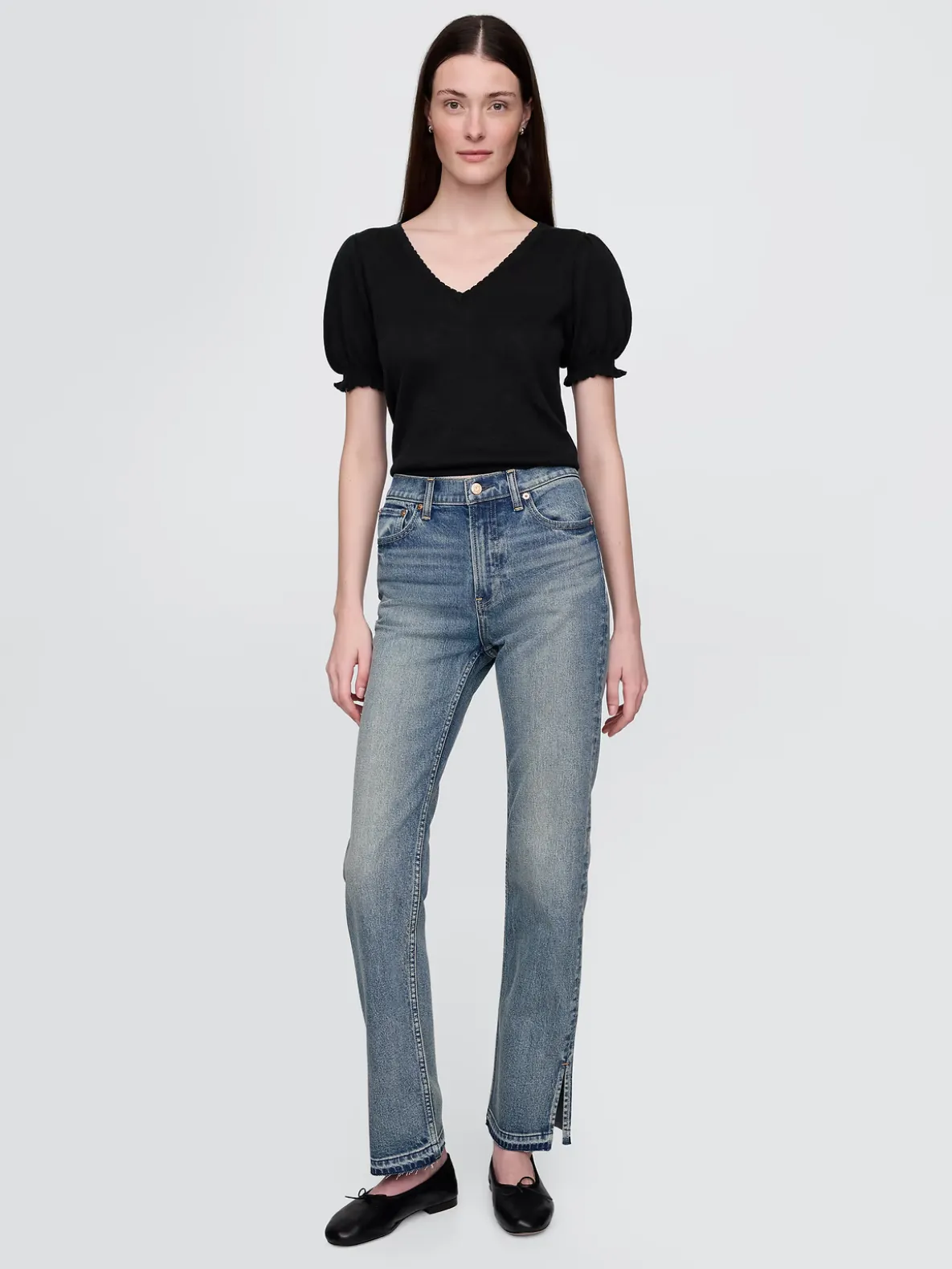 High Rise '90s Slim Straight Jeans