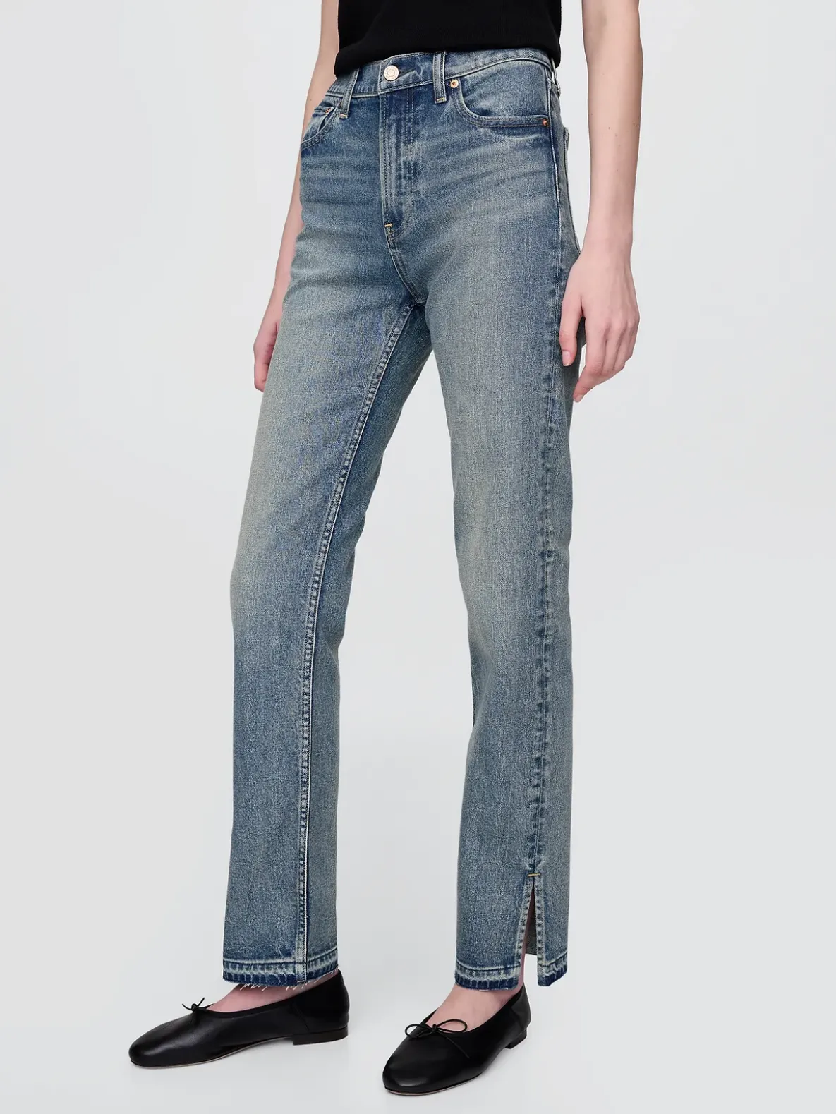 High Rise '90s Slim Straight Jeans