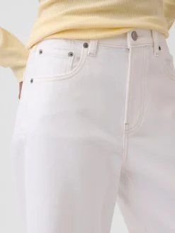 High Rise Stride Wide-Leg Ankle Jeans