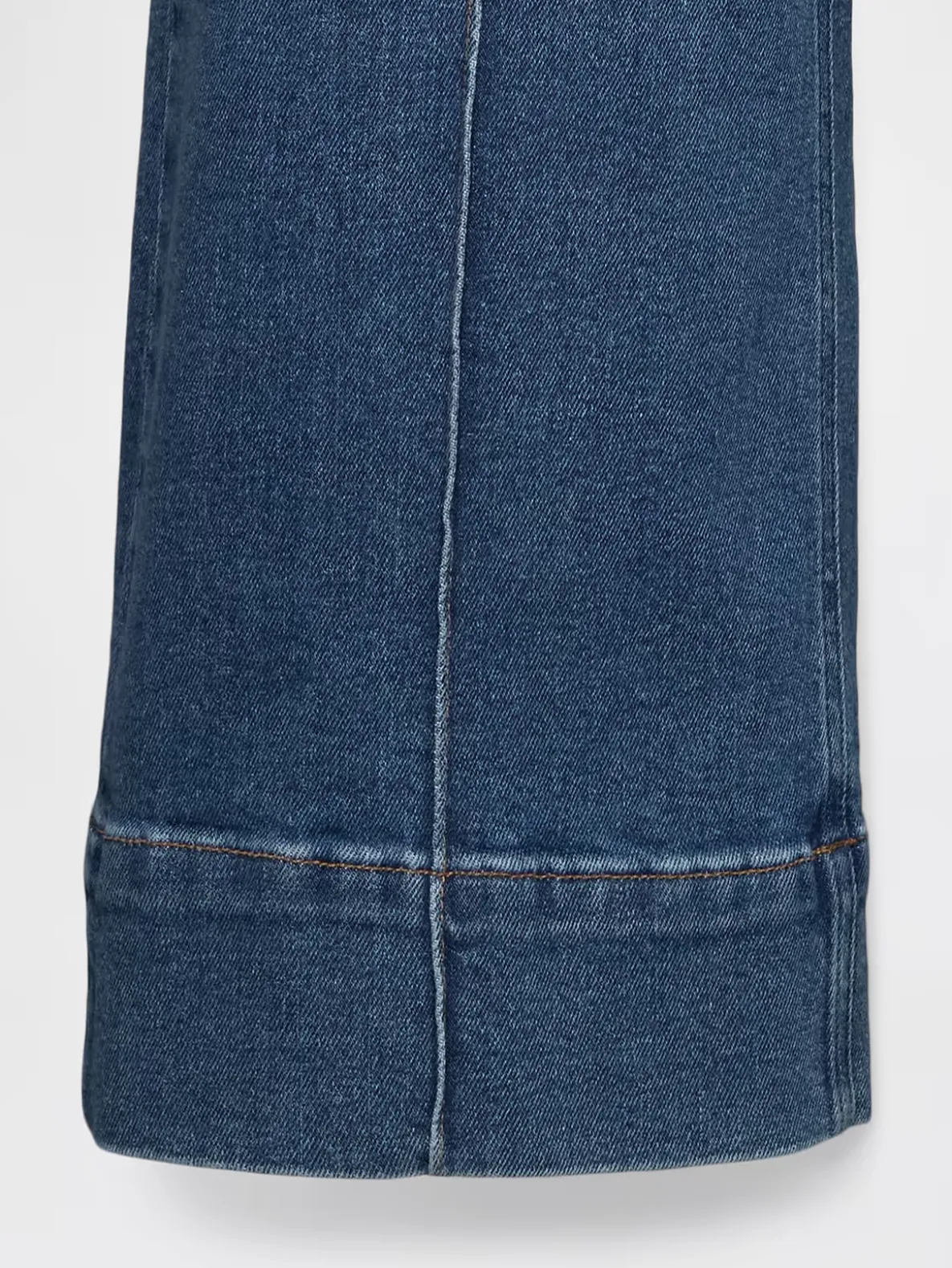 High Rise Stride Wide-Leg Ankle Jeans
