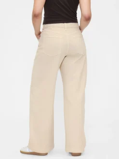 High Rise Stride Wide-Leg Jeans