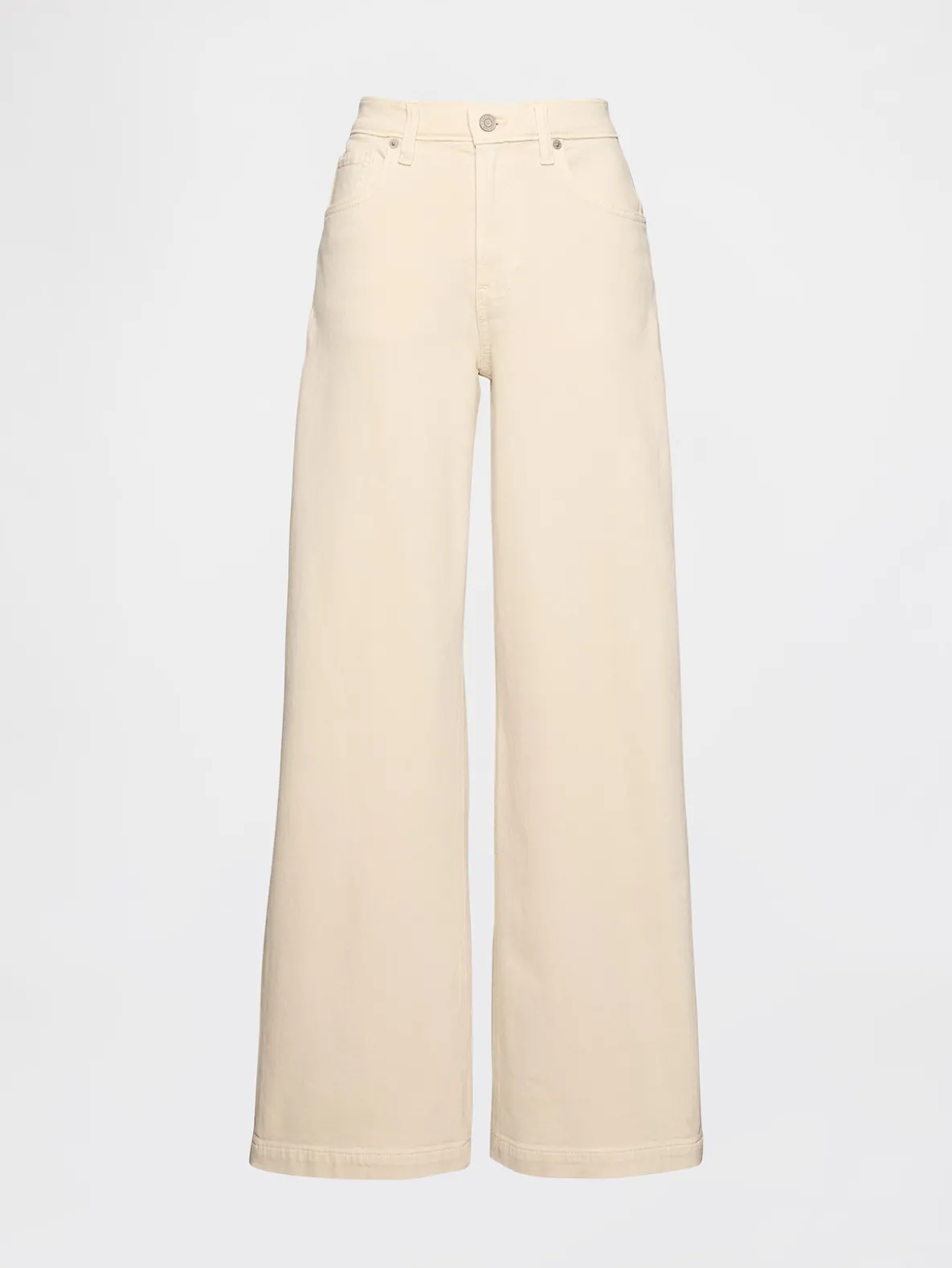 High Rise Stride Wide-Leg Jeans