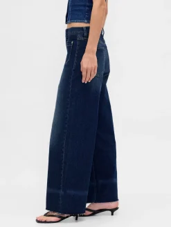 High Rise Stride Wide-Leg Jeans