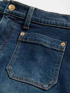 High Rise Stride Wide-Leg Jeans