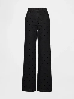 High Rise Stride Wide-Leg Jeans