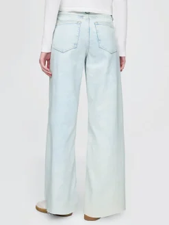 High Rise Stride Wide-Leg Jeans