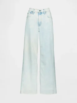 High Rise Stride Wide-Leg Jeans