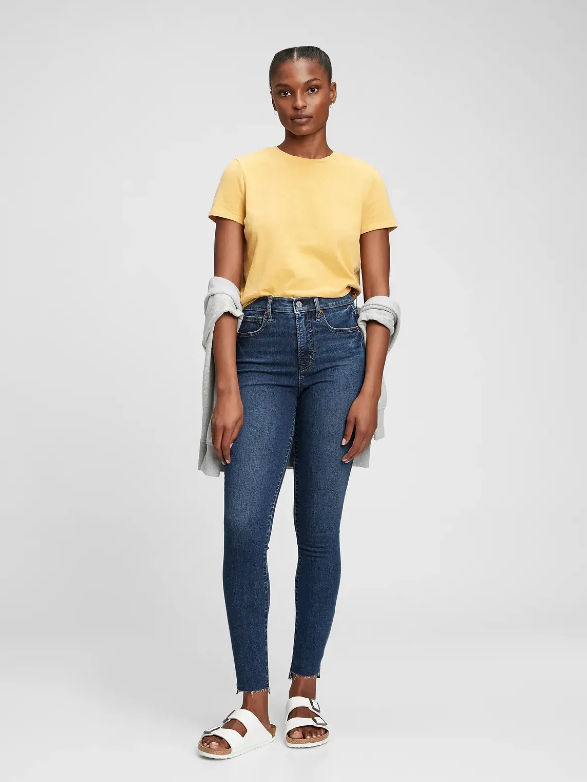 High Rise True Skinny Jeans