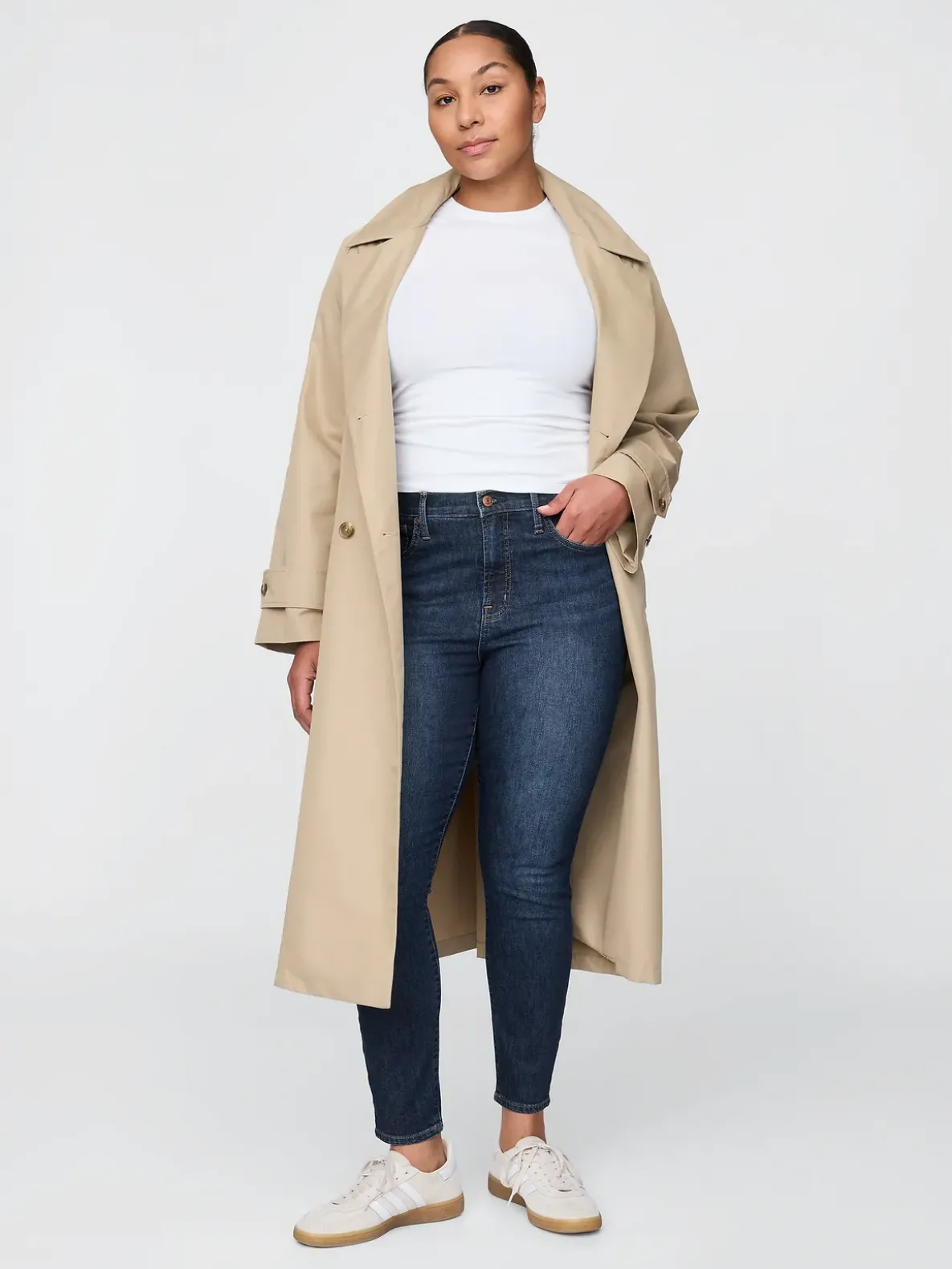 High Rise True Skinny Jeans